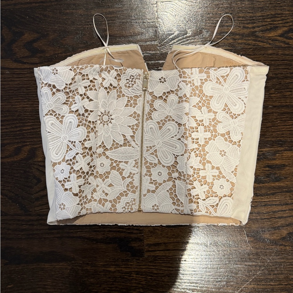 New Generation Love Caroline Lace Bustier Strapless Top — image 8 of 8